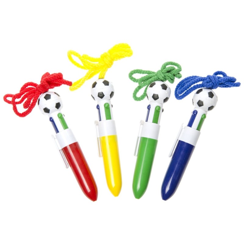 4 kleuren voetbal pen