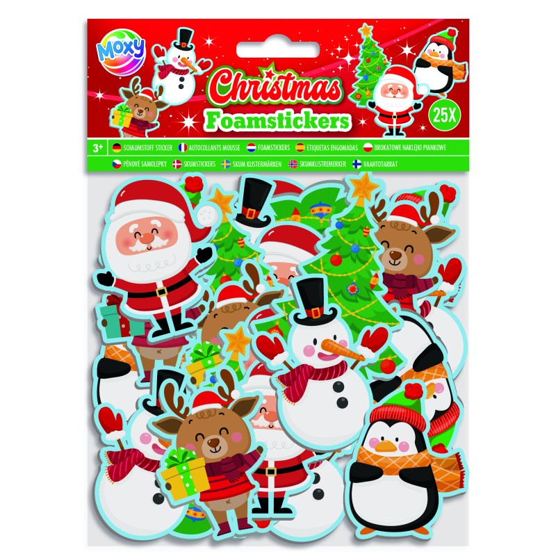 Kerst foam stickers